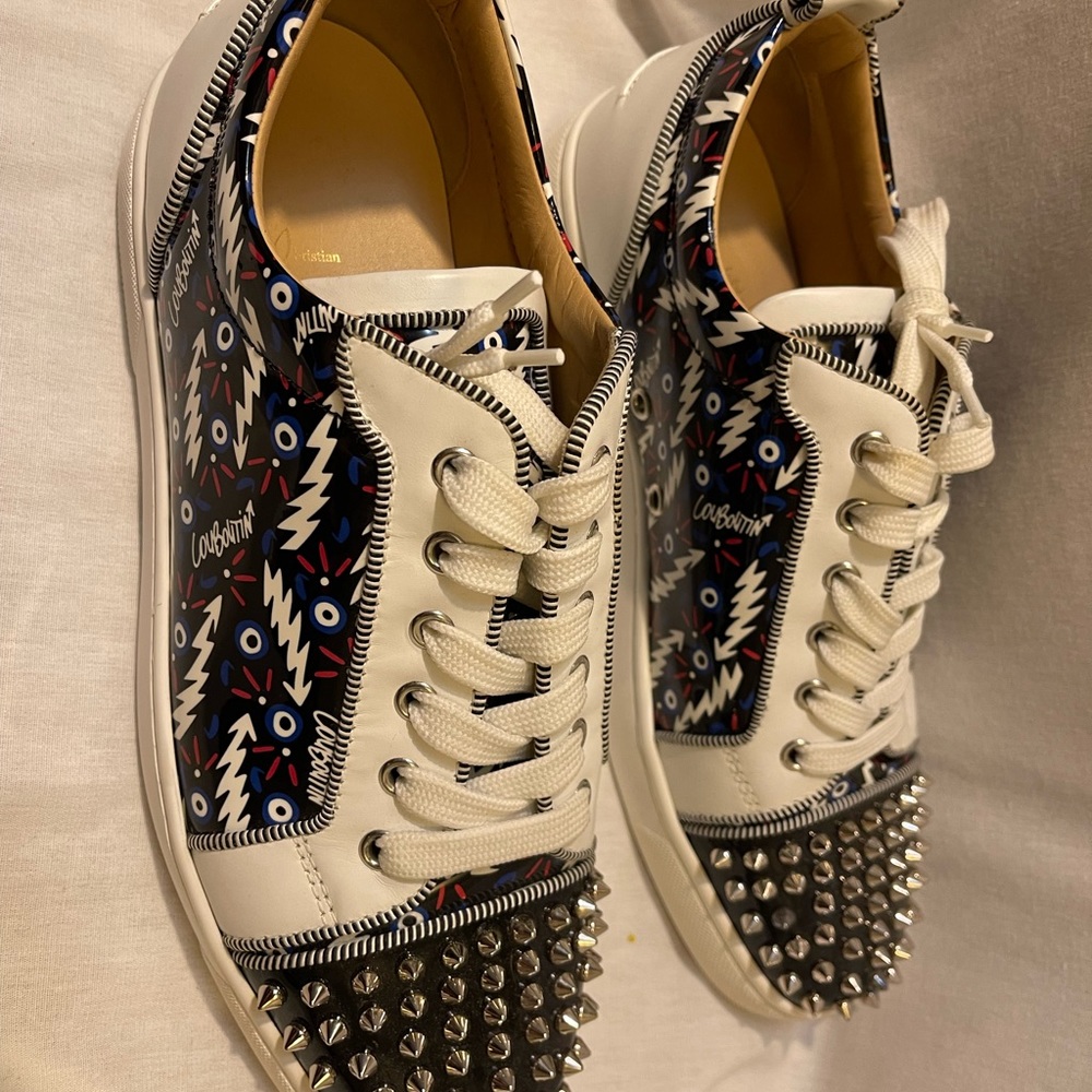 CHRISTIAN LOUBOUTIN LOUIS JUNIOR SPIKE ORLATO